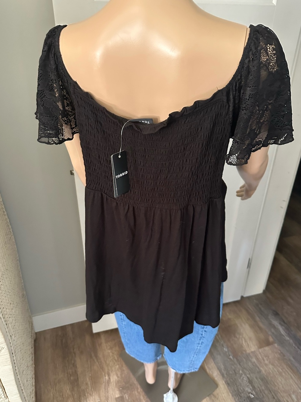 Torrid Lace Sleeve Top - Picture 7 of 8